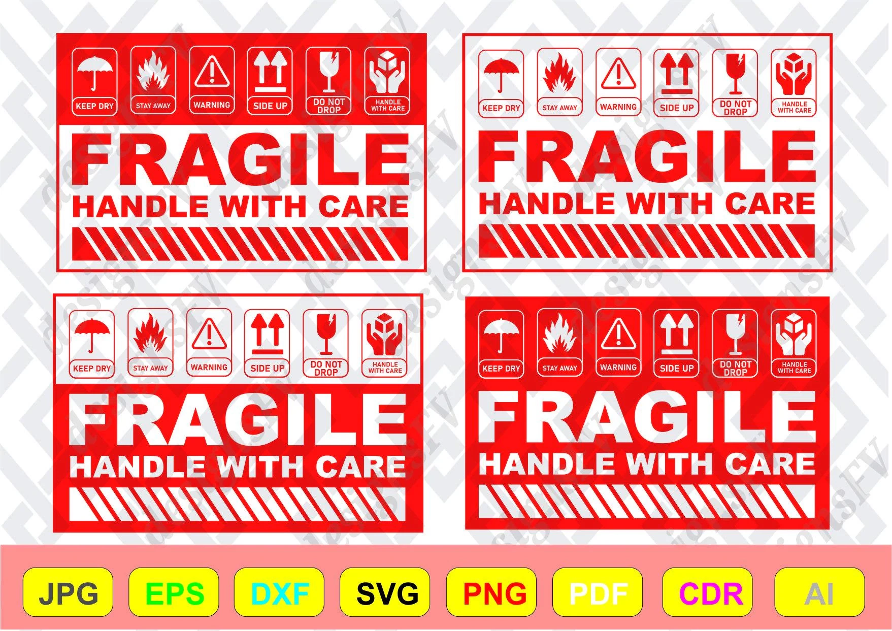 Fragile Sticker Printable