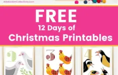 Free 12 Days Of Christmas Printables