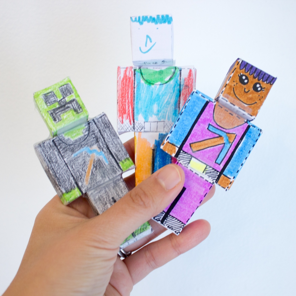 Free 3d Minecraft Paper Doll Printables Free 3d Minecraft Paper Doll Printables