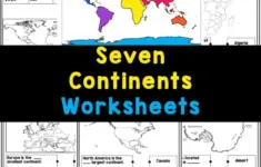 Free 7 Continents And Oceans Printable Pdf Worksheets Set 2