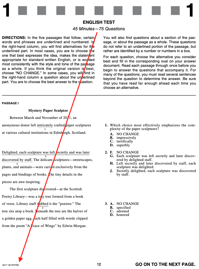 Free Act Official Practice Test Pdfs And Answer Explanations