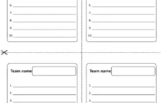 Free Answer Sheets 2