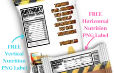 Free Birthday Nutrition Facts Png