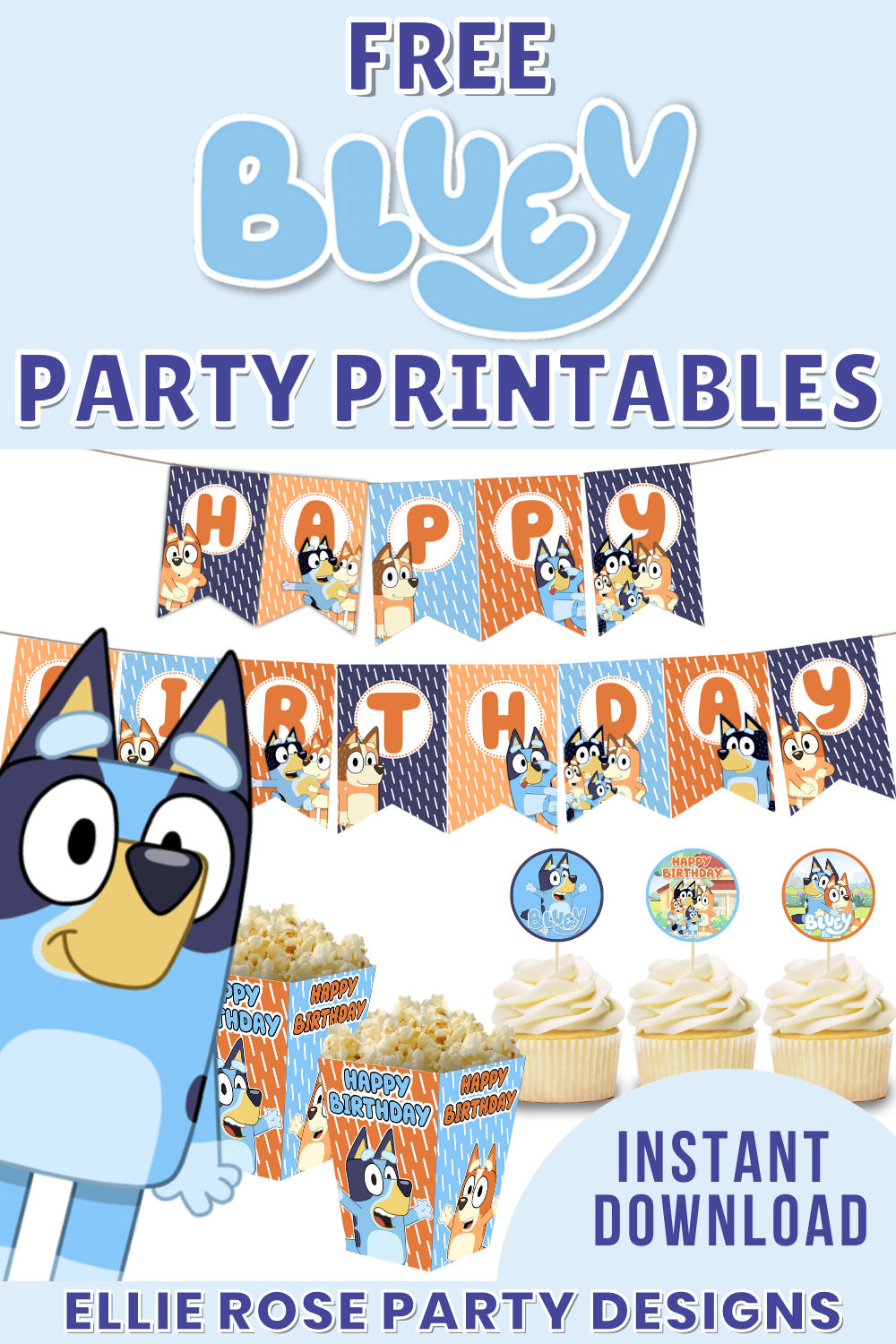Free Bluey Party Printable Ideas