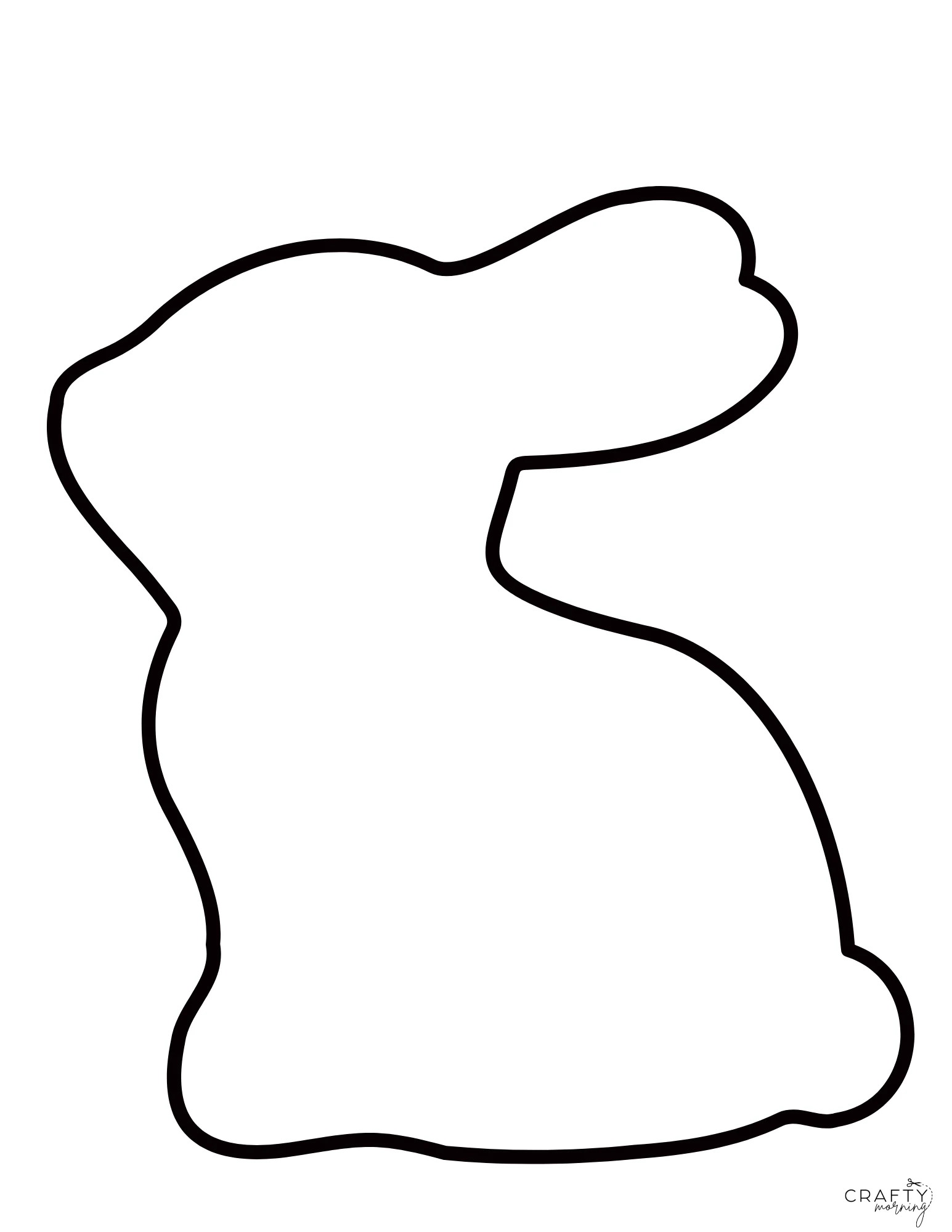 Free Bunny Outlines
