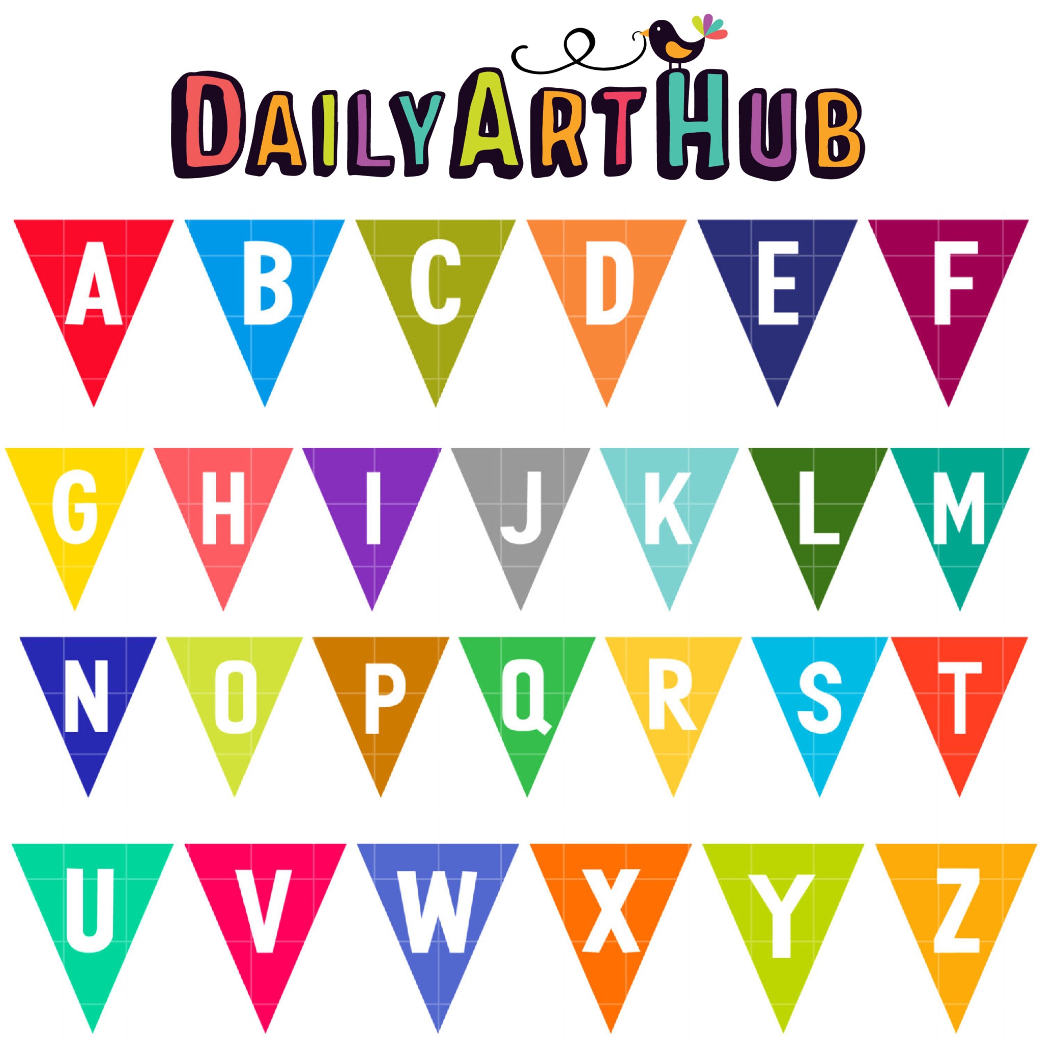 free printable bunting letters template