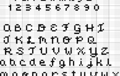 Free Chart Friday Two Script Y Cross Stitch Alphabets