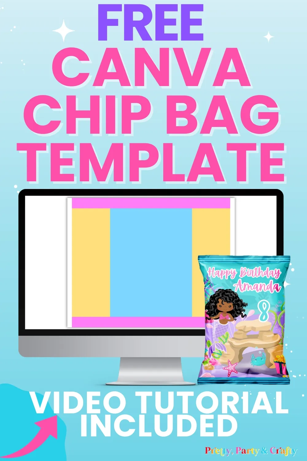 Free Chip Bag Template Canva