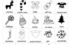 Free Christmas Bingo Printable Cards