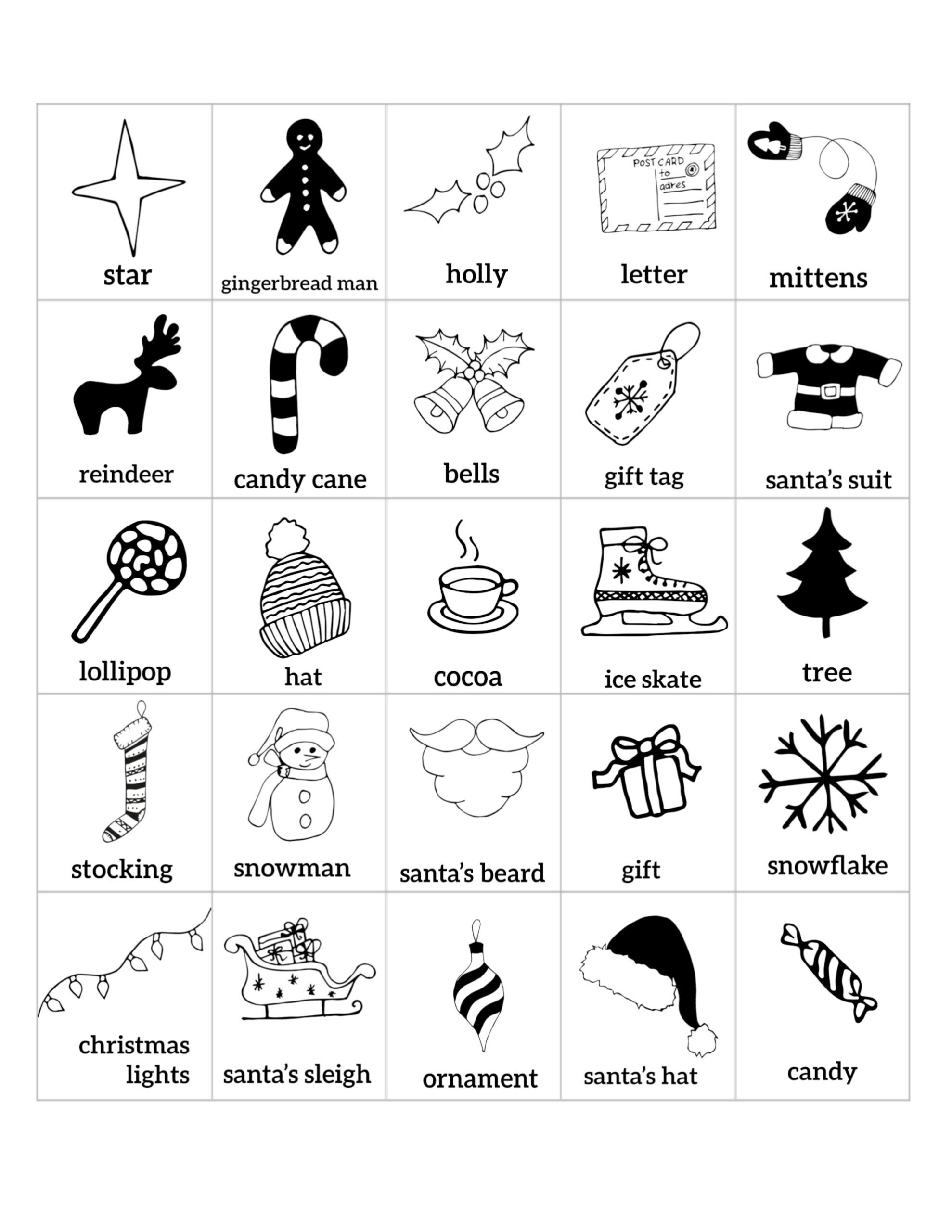 free christmas loteria printable free christmas loteria printable