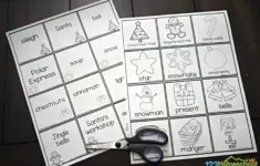Free Christmas Pictionary For Families