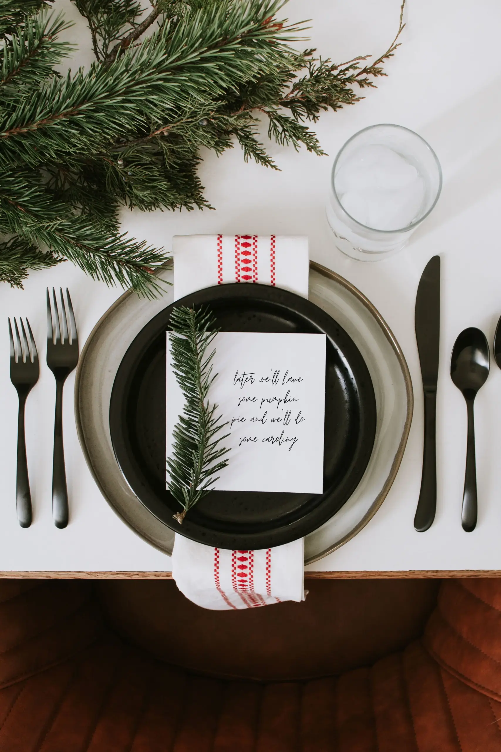 printable christmas table names
