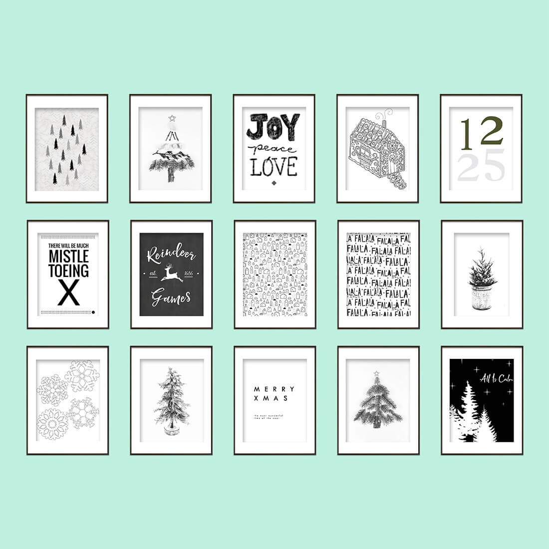 printable christmass black and white printable christmass black and white