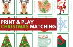 Free Christmas Printables Matching Game