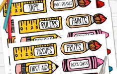 Free Classroom Labels For Teachers
