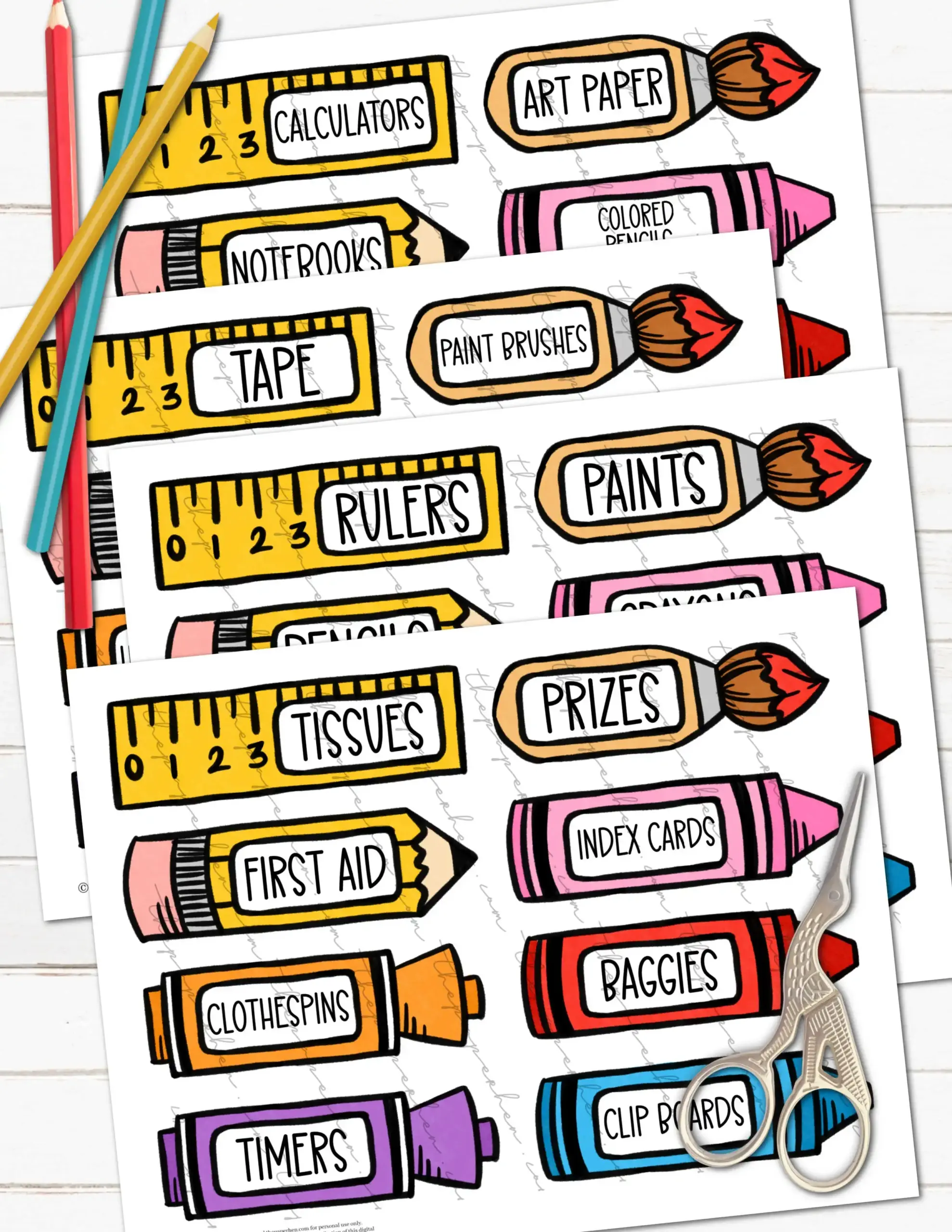 Free Classroom Labels For Teachers Free Classroom Labels For Teachers