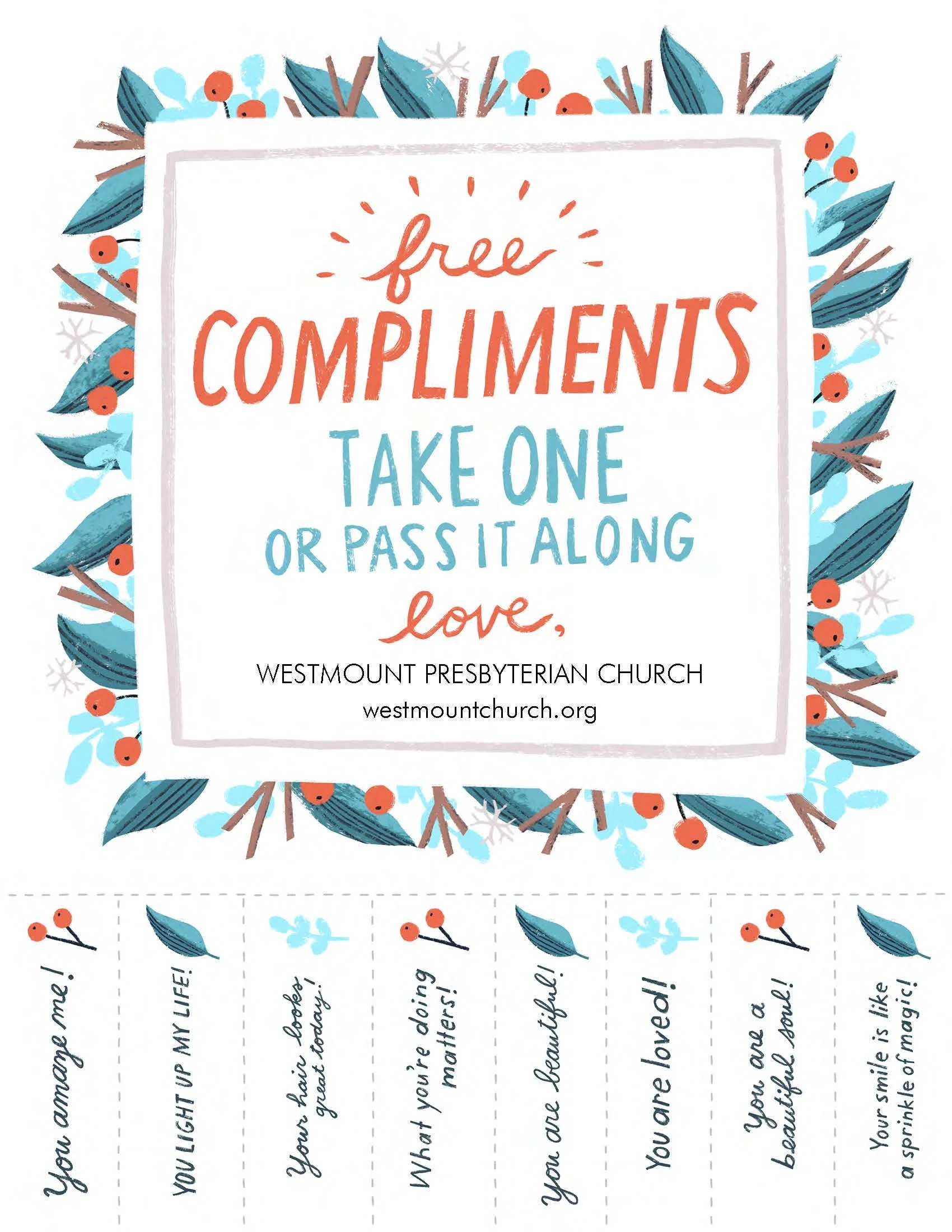 Free Compliment Printable