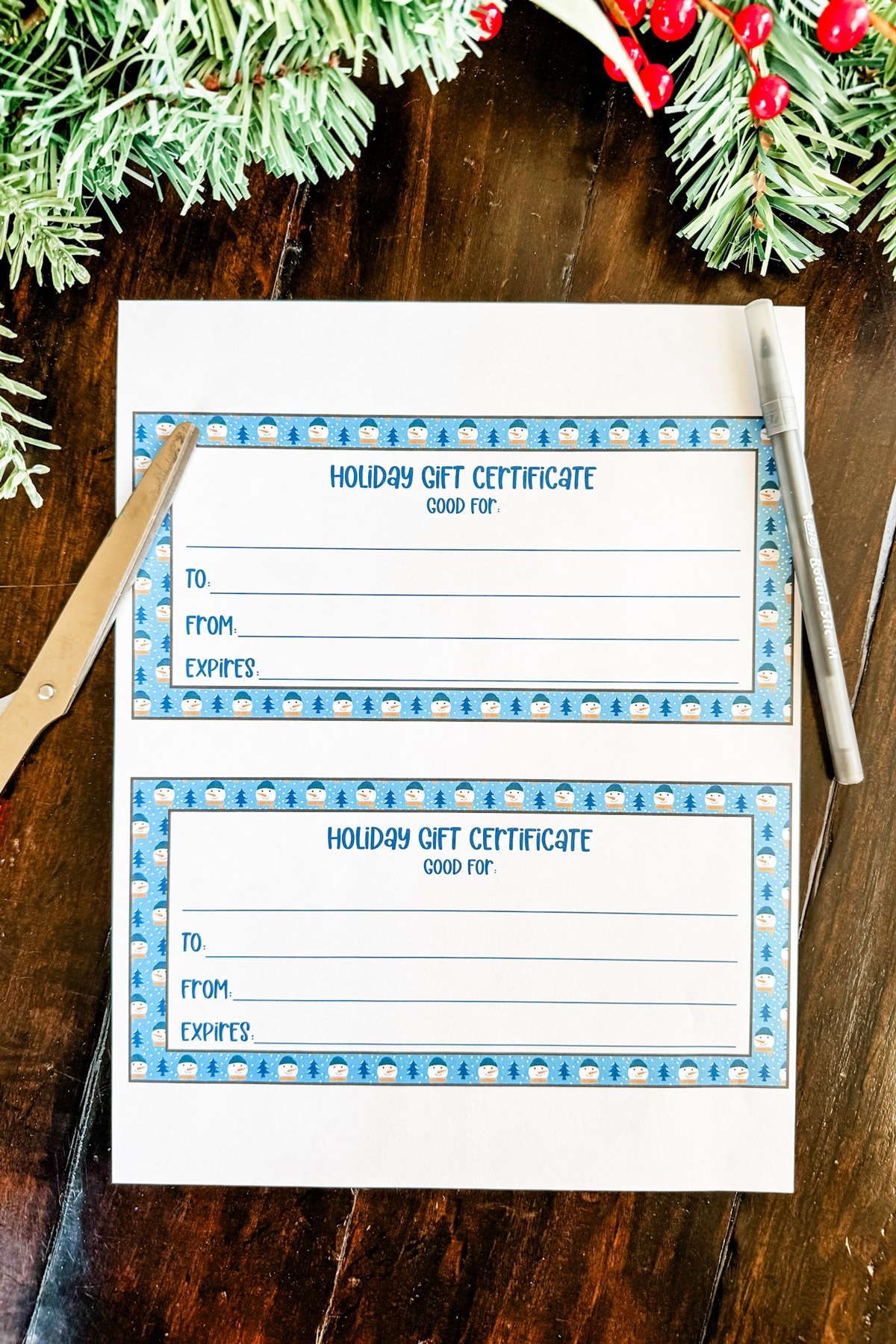 printable christmas iou voucher printable christmas iou voucher