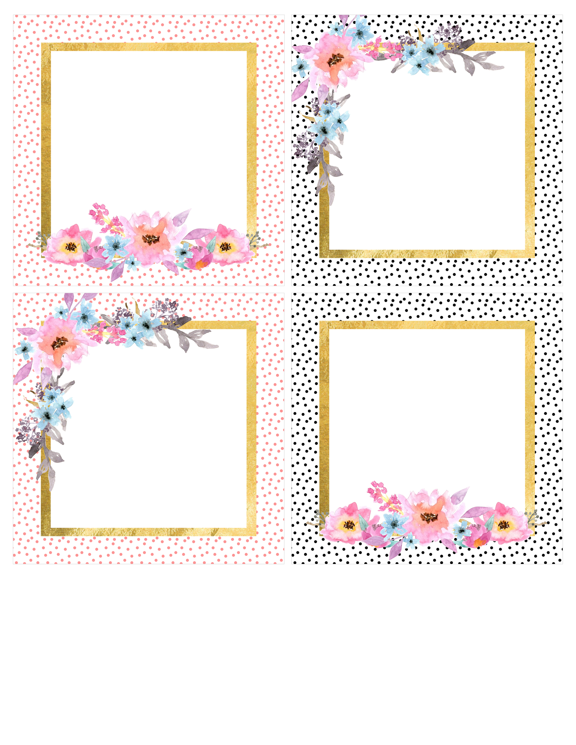 Free Digital Scrapbooking Journaling Printable Pack