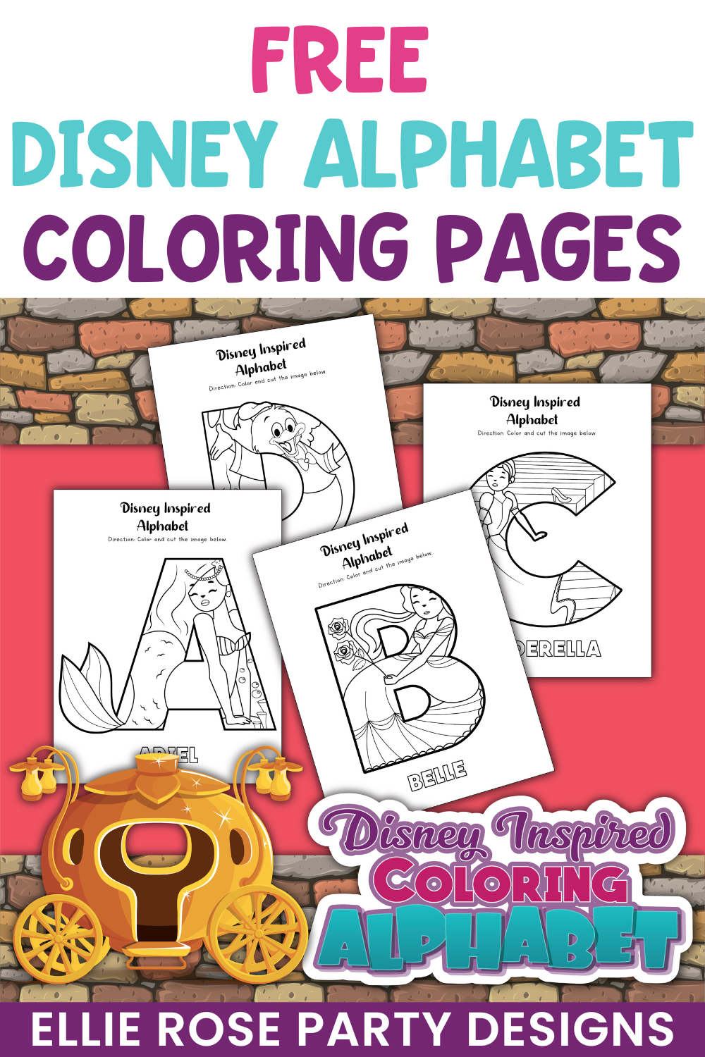 free printable disney alphabet letters free printable disney alphabet letters