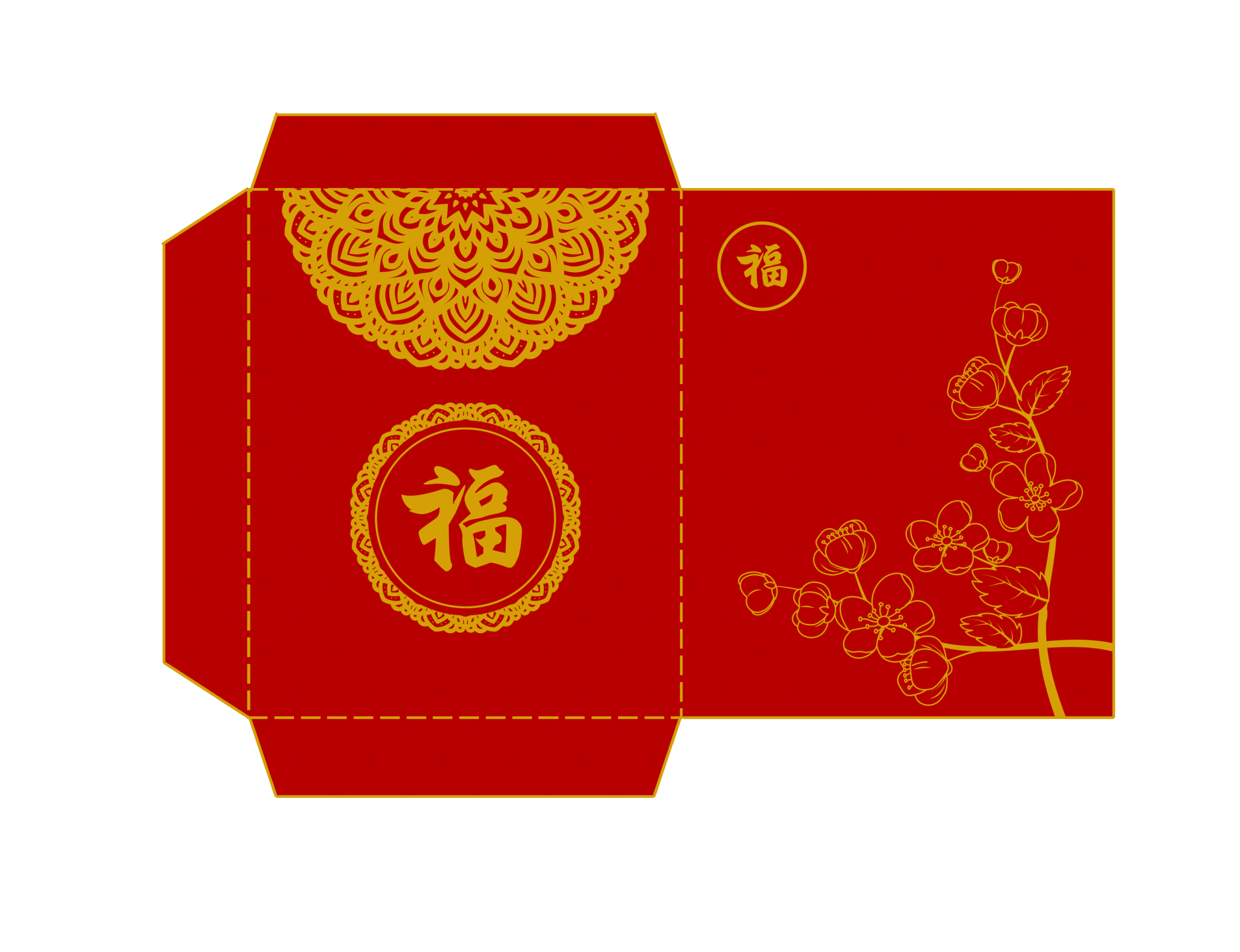 Free Downloadable Printable Chinese New Year Envelopes