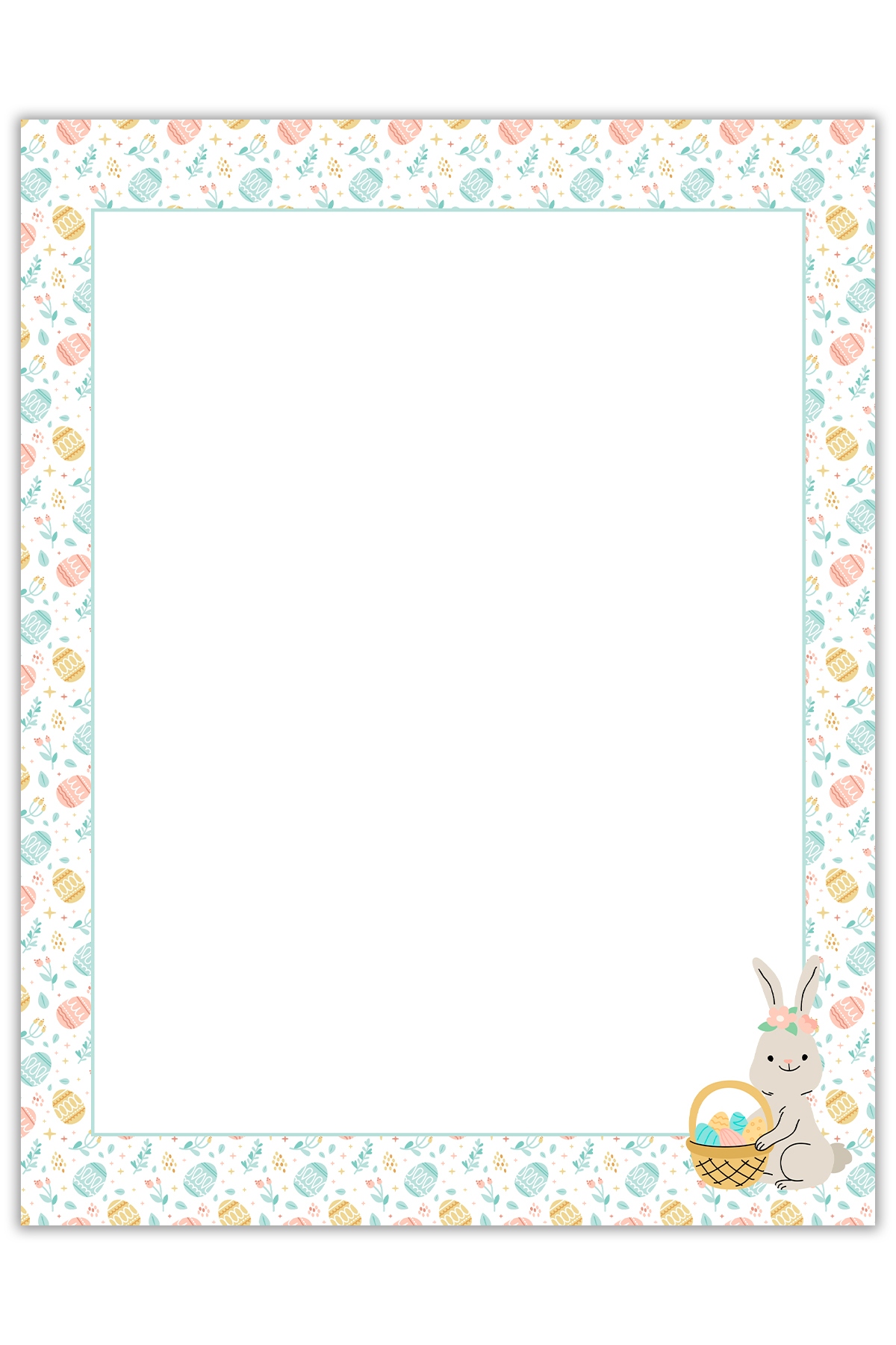 Free Easter Bunny Note Printable Free Easter Bunny Note Printable