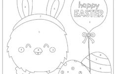 Free Easter Color By Number Printables