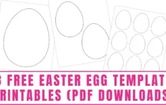 Free Easter Egg Template Printables Pdf Downloads