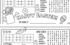 Free Easter Printable Activities