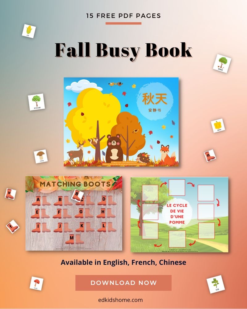 free busy book printables