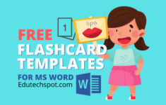 Free Flash Card Template For Word