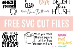 Free Funny Bathroom Sign Svgs