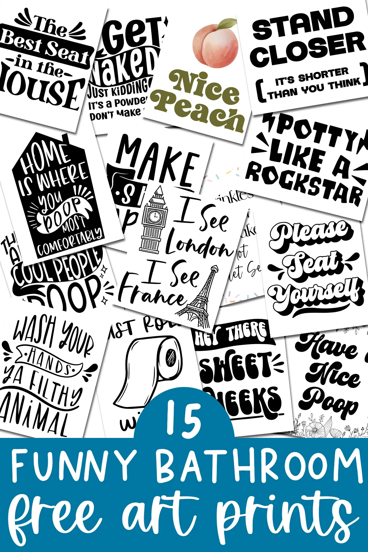 Free Funny Printable Bathroom Signs Free Funny Printable Bathroom Signs