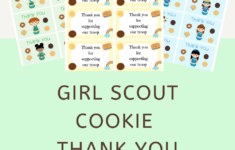 Free Girl Scout Cookie Thank You Printables