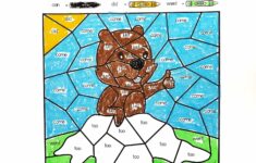 Free Groundhog Day Color By Sight Word