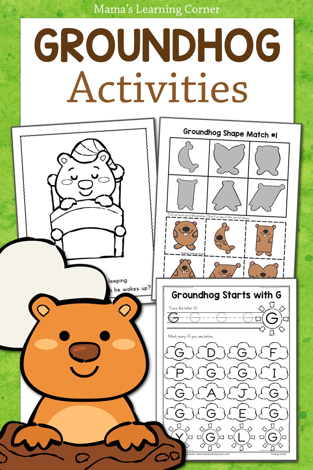 Free Groundhog Day Printables