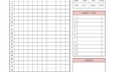 Free Habit Tracker Template