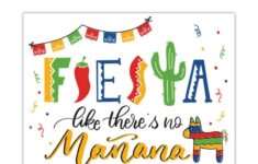 Free Hand Lettered Cinco De Mayo Printable
