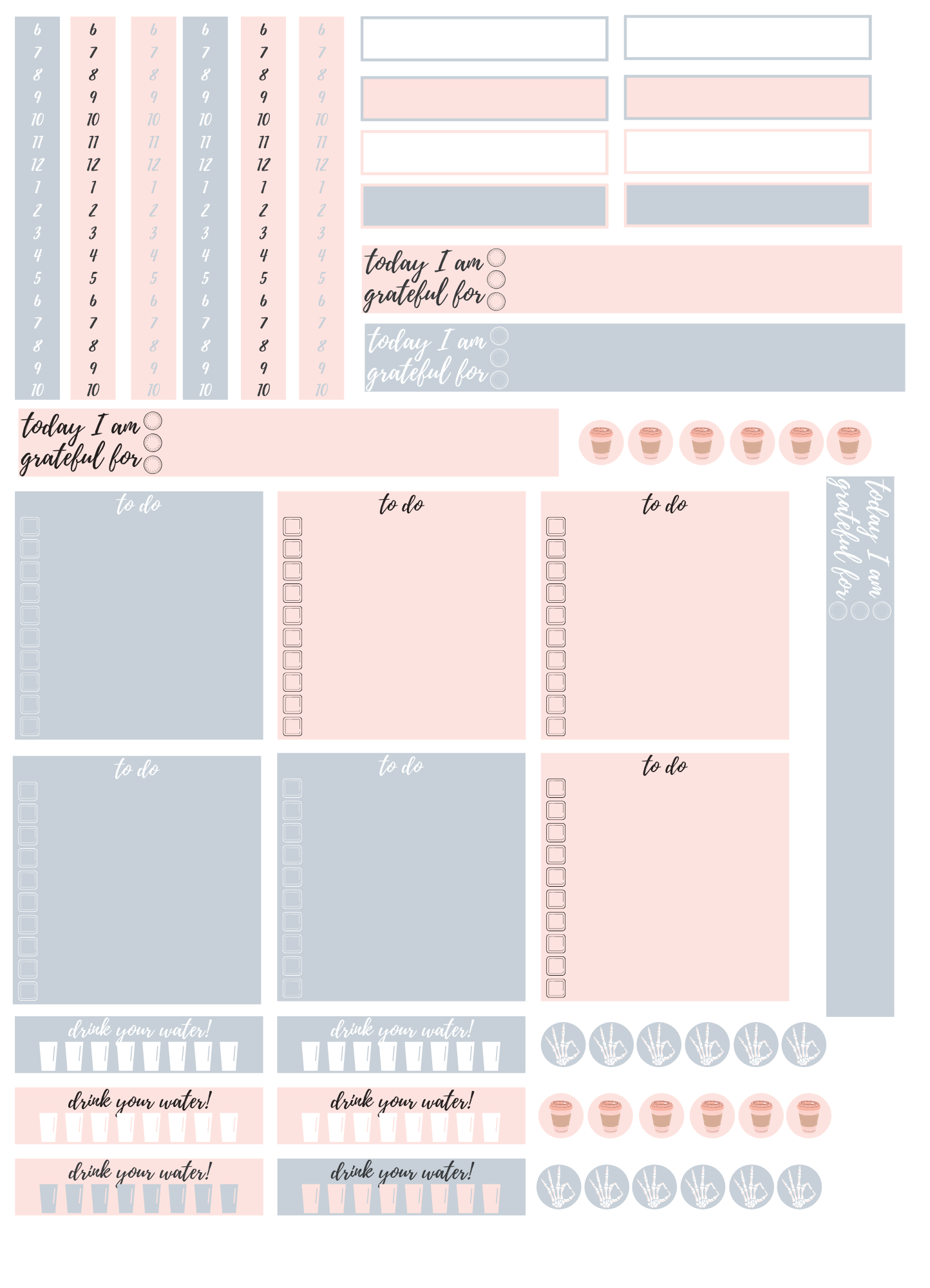 Free Hobonichi Techo Printable Stickers Free Hobonichi Techo Printable Stickers