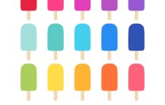 Free Just Chill Rainbow Popsicles Wall Art Printable