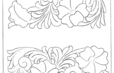 Free Leathercraft Pattern For Arizona Porter Style Carving By Rocky Minster