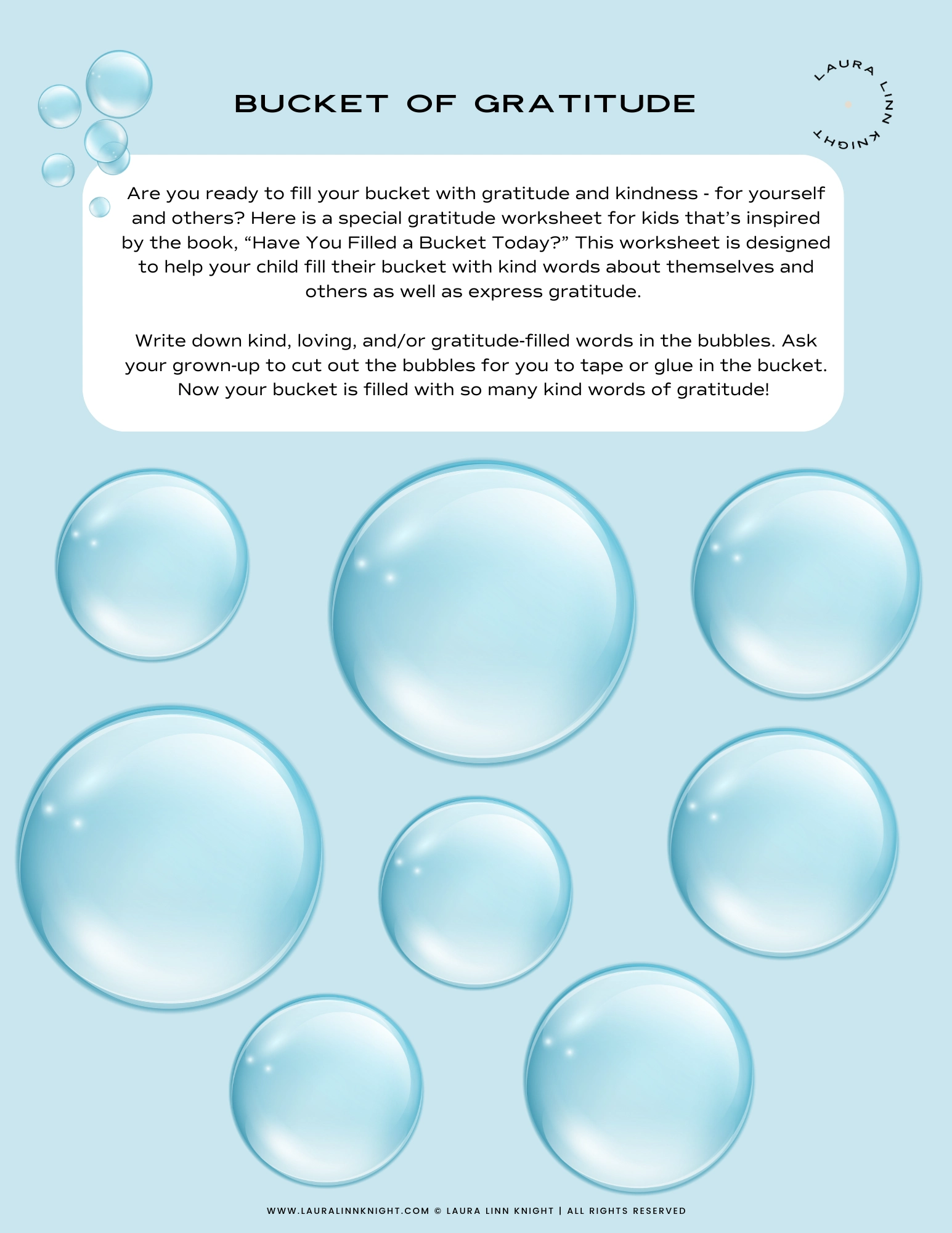 have you filled a bucket today free printables have you filled a bucket today free printables