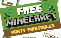 Free Minecraft Party Printables