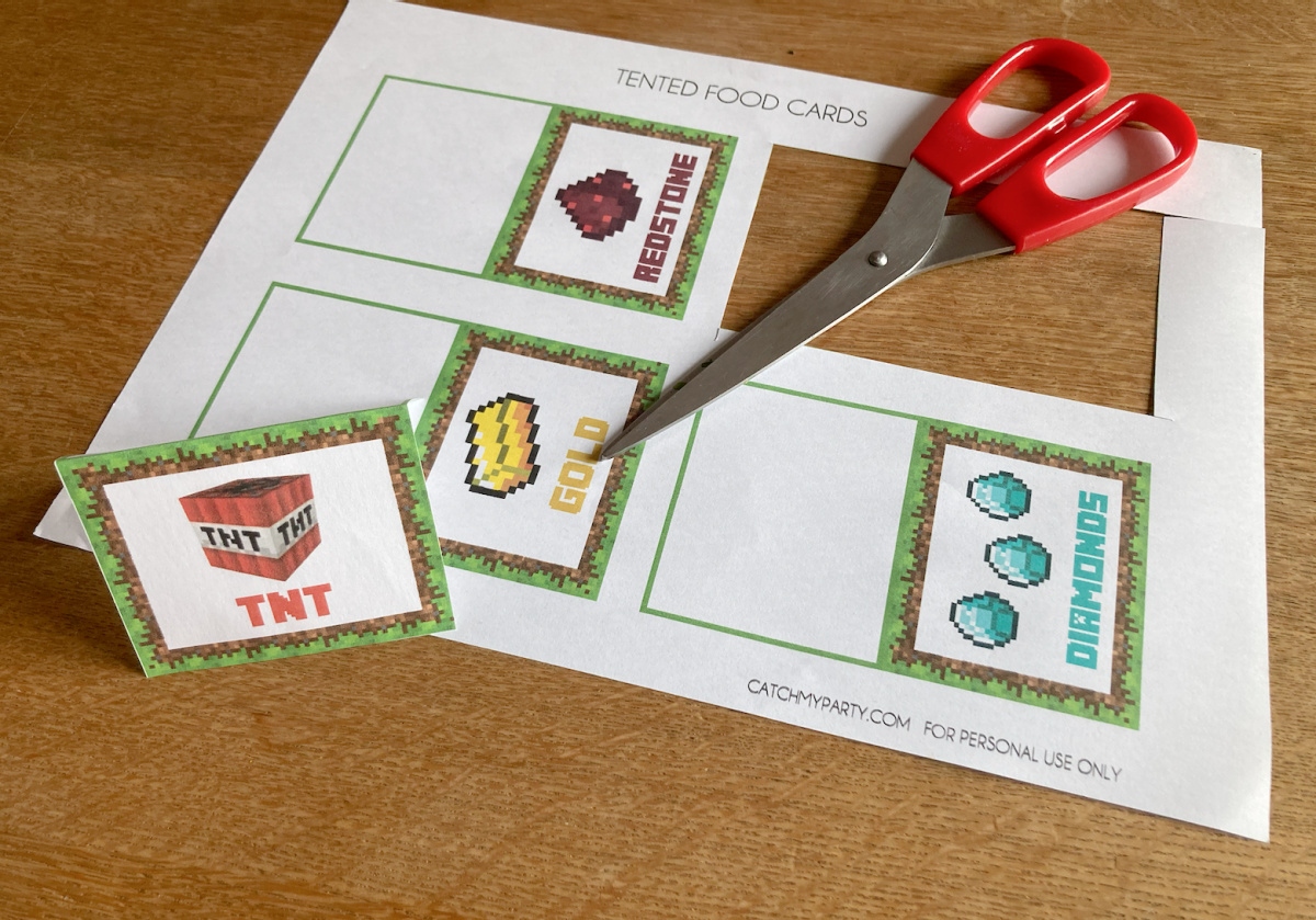 Free Minecraft Party Printables Free Minecraft Party Printables