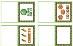 Free Minecraft Party Printables