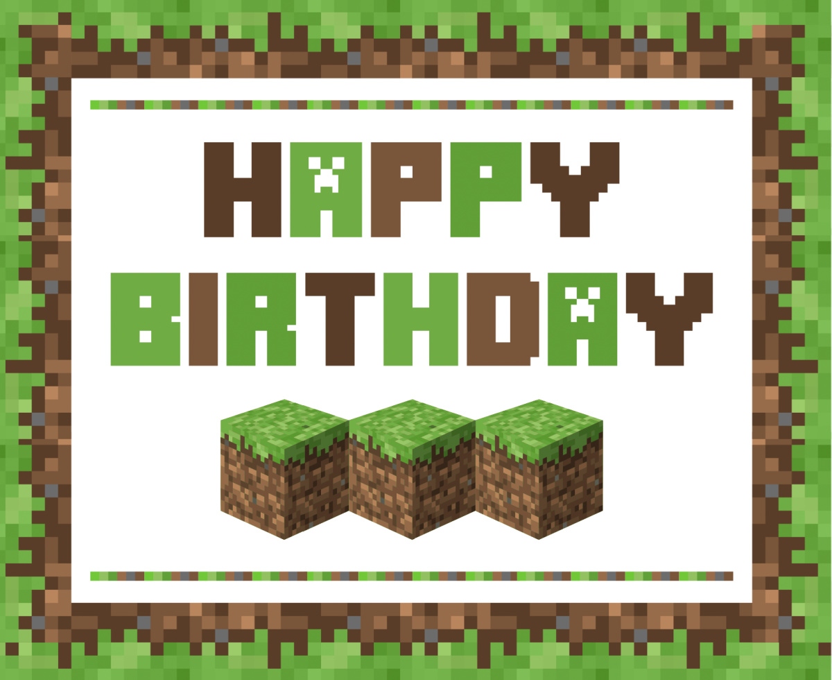 free minecraft printable cutouts