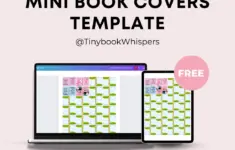 Free Mini Book Cover Template