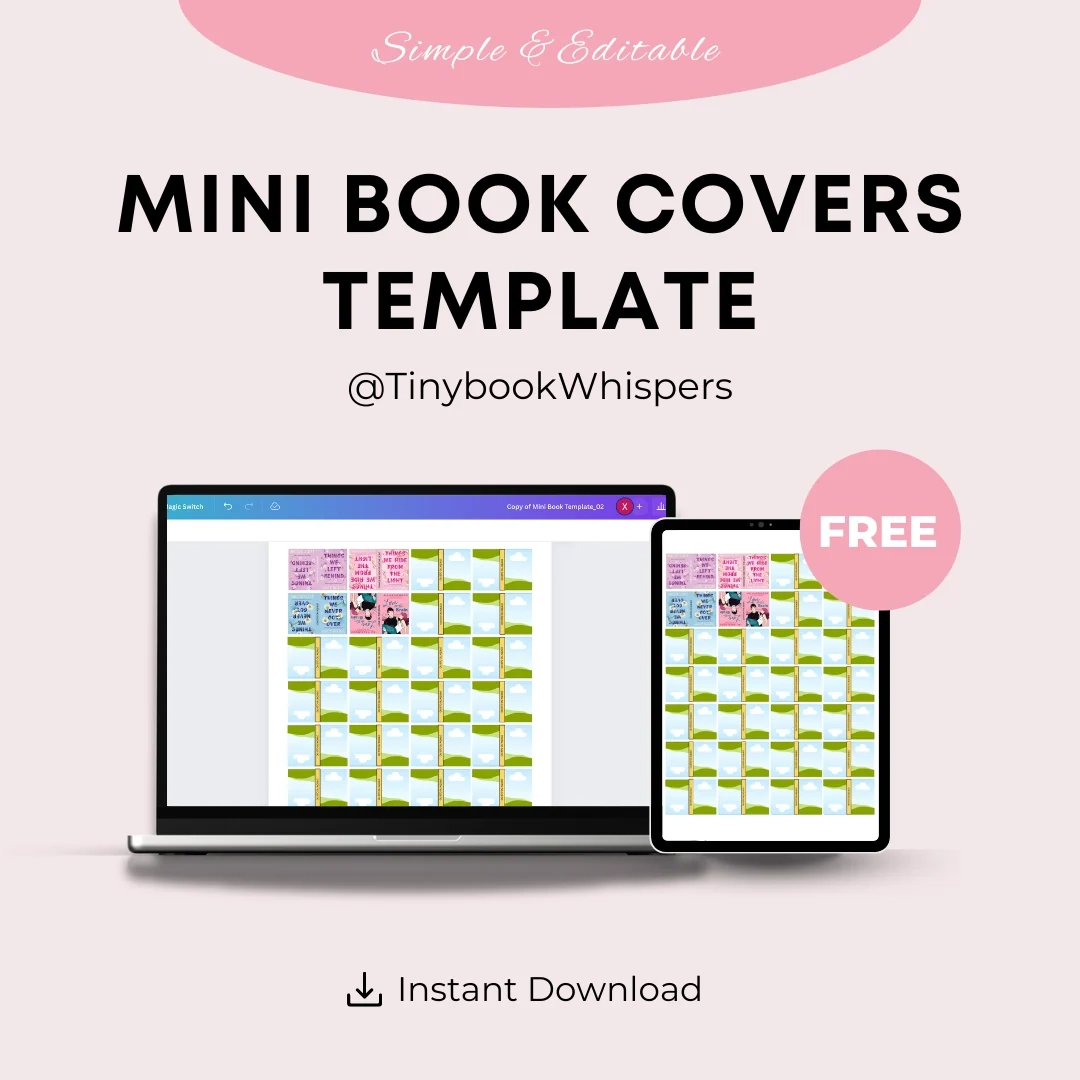 Free Mini Book Cover Template Free Mini Book Cover Template