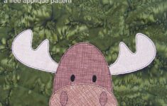 Free Moose Applique Pattern