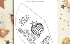 Free New Years Hat Printable